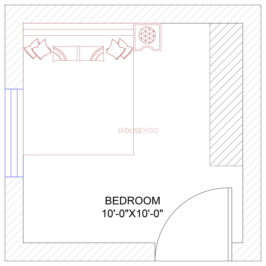 Bedroom Furniture Layout for 10×10 Room