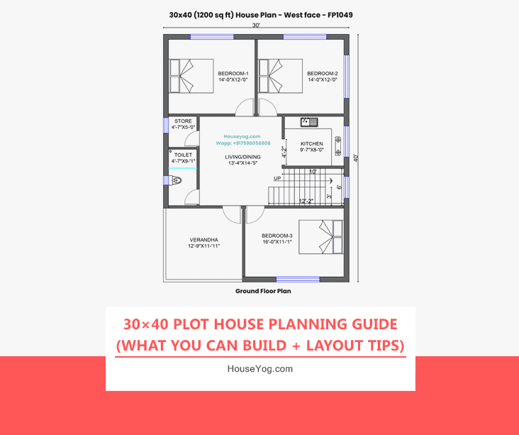 30×40 Plot House Planning Guide (What You Can Build + Layout Tips)