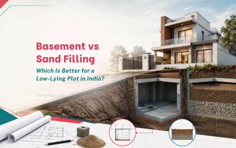 Basement vs Sand Filling: Which Is Better for a Low-Lying Plot in India?