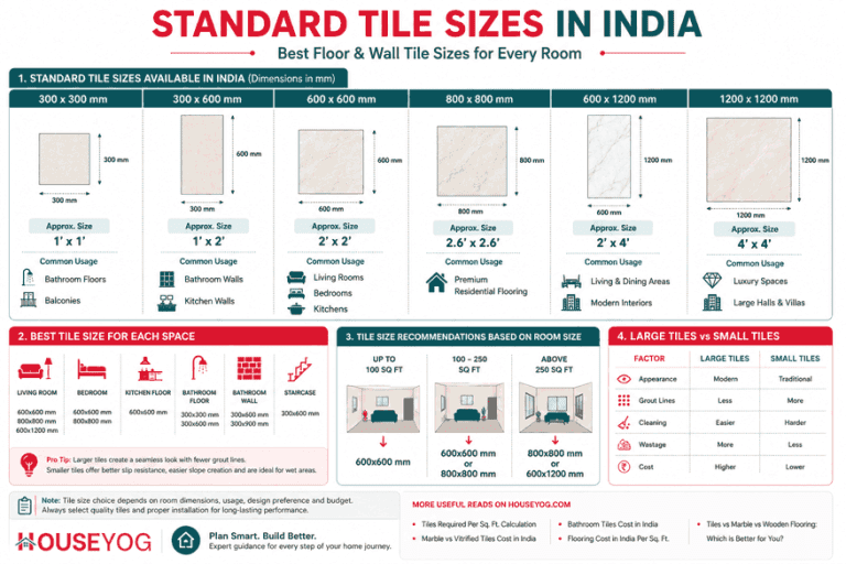 Reading Tile Sizes Tile Sizes in India: Best Floor & Wall Tile Sizes for Every Room