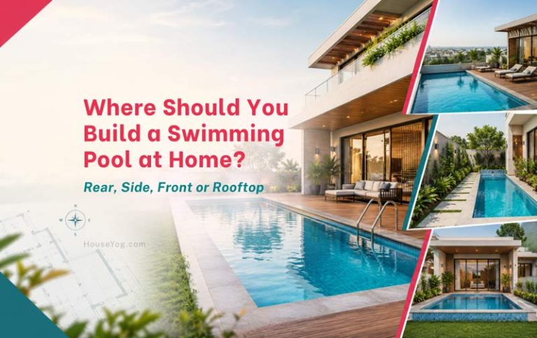 Where Should You Build a Swimming Pool at Home? Rear, Side, Front or Rooftop