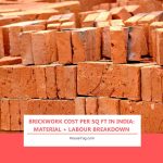 Brickwork Cost per Sq Ft in India: Material + Labour Breakdown