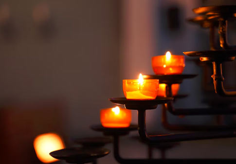 Home Decoration with candle stands