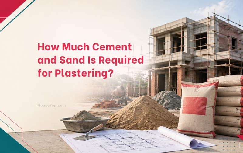 How Much Cement and Sand Is Required for Plastering? Per Sq Ft Calculation Guide