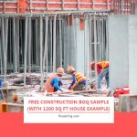 Free Construction BOQ Sample (With 1200 Sq Ft House Example) Free Construction BOQ Sample (With 1200 Sq Ft House Example)