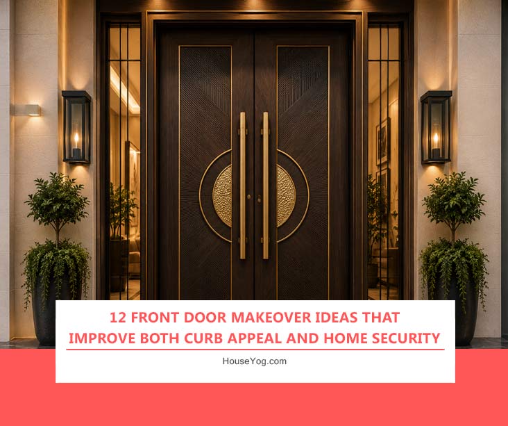 12 Front Door Makeover Ideas That Improve Both Curb Appeal and Home Security
