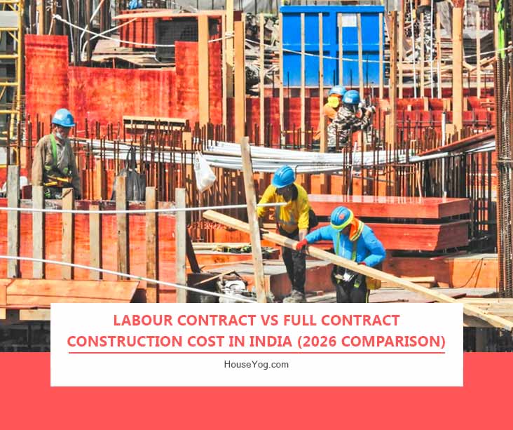 Labour Contract vs Full Contract Construction Cost in India (2026 Comparison)