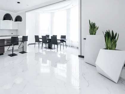 Indian marble flooring