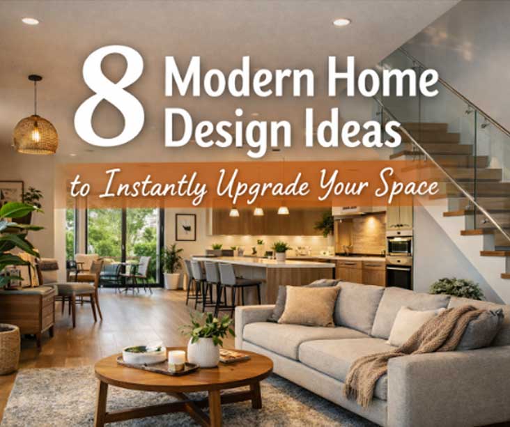 8 Modern Home Design Ideas to Instantly Upgrade Your Space