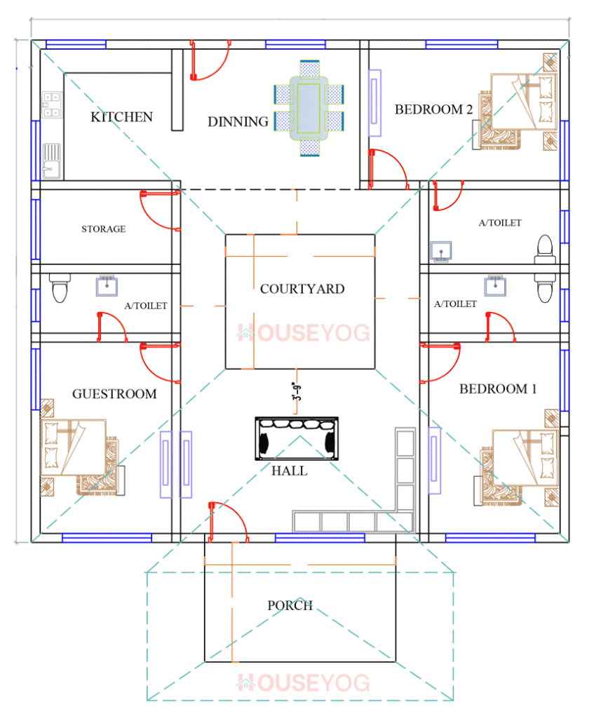 Modern Tamil House Planning