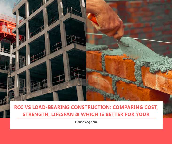 RCC vs Load-Bearing Construction: Comparing Cost, Strength, Lifespan & Which Is Better for Your House?