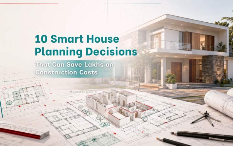 10 Smart House Planning Decisions That Can Save Lakhs on Construction Costs
