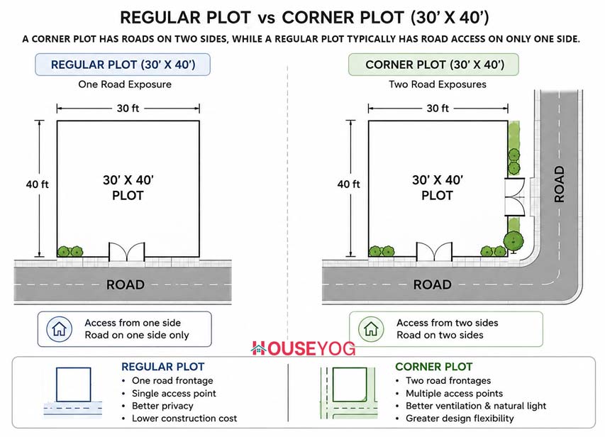Regular vs Corner Plot