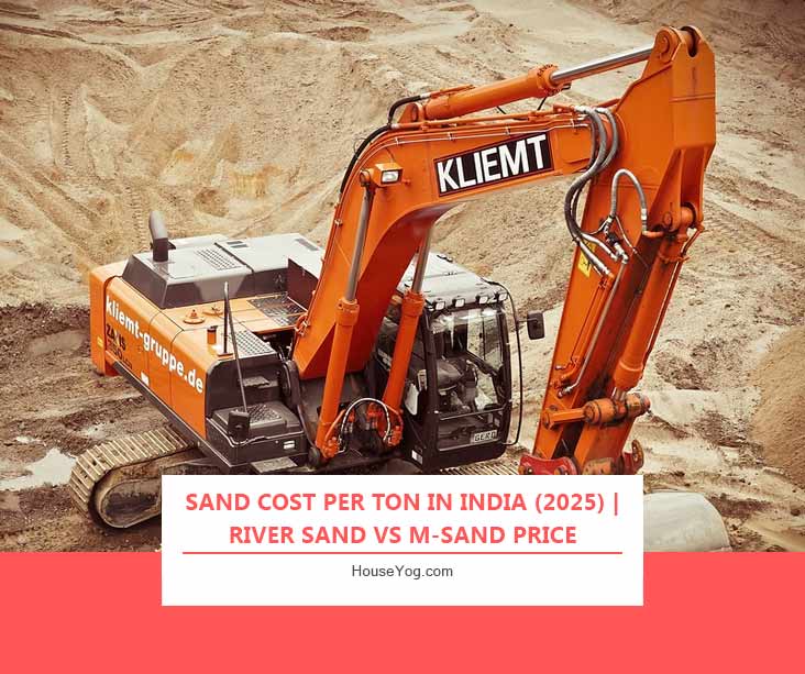 Sand Cost Per Ton in India (2025) | River Sand vs M-Sand Price