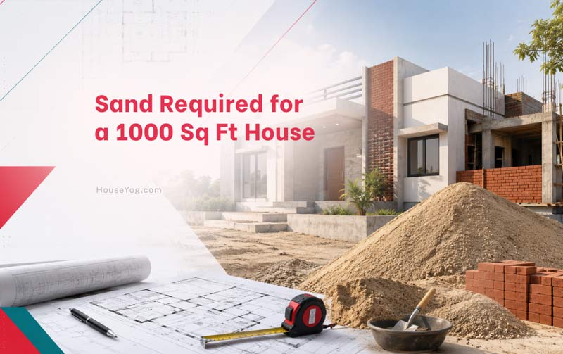 Sand Required for a 1000 Sq Ft House: Quantity, Calculation & Cost Guide