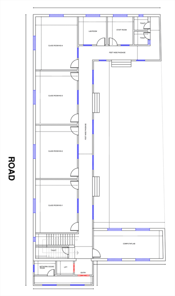 School First Floor Plan