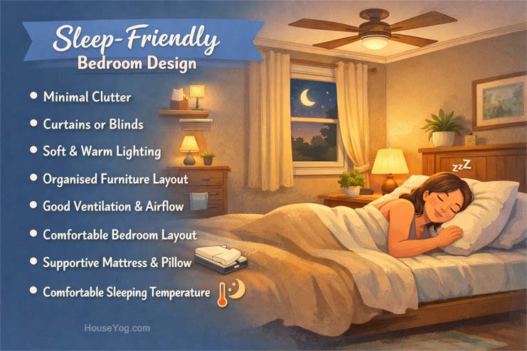 Sleep-Friendly Bedroom Design