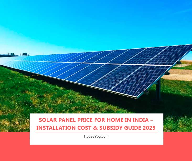 Solar Panel Price for Home in India