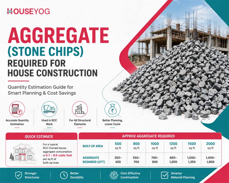 Stone Chips Required for House Construction