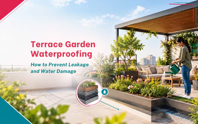 Terrace Garden Waterproofing: How to Prevent Leakage and Water Damage