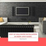 Wallpaper installation cost per sq ft India 2025