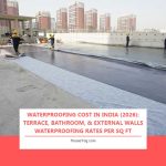 Waterproofing Cost in India (2026): Terrace, Bathroom, & External Walls Waterproofing Rates per Sq Ft Waterproofing Cost in India (2026): Terrace, Bathroom, & External Walls Waterproofing Rates per Sq Ft