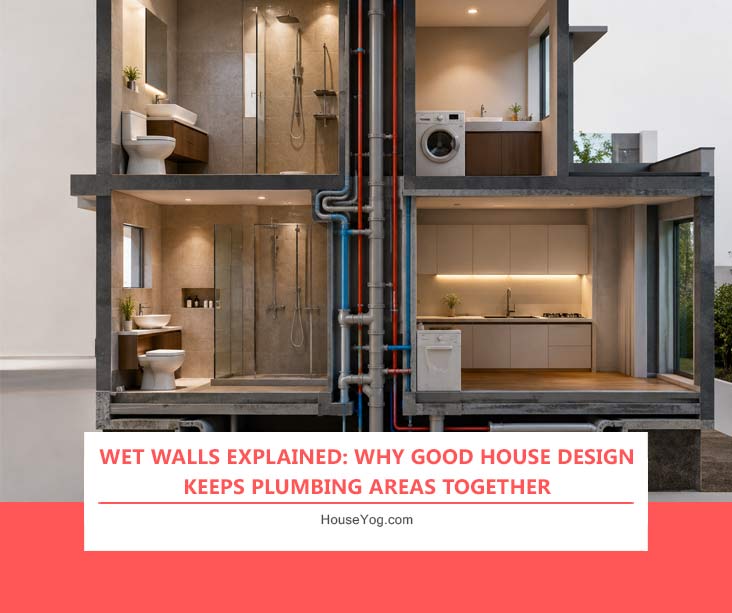 Wet Walls Explained: Why Good House Design Keeps Plumbing Areas Together