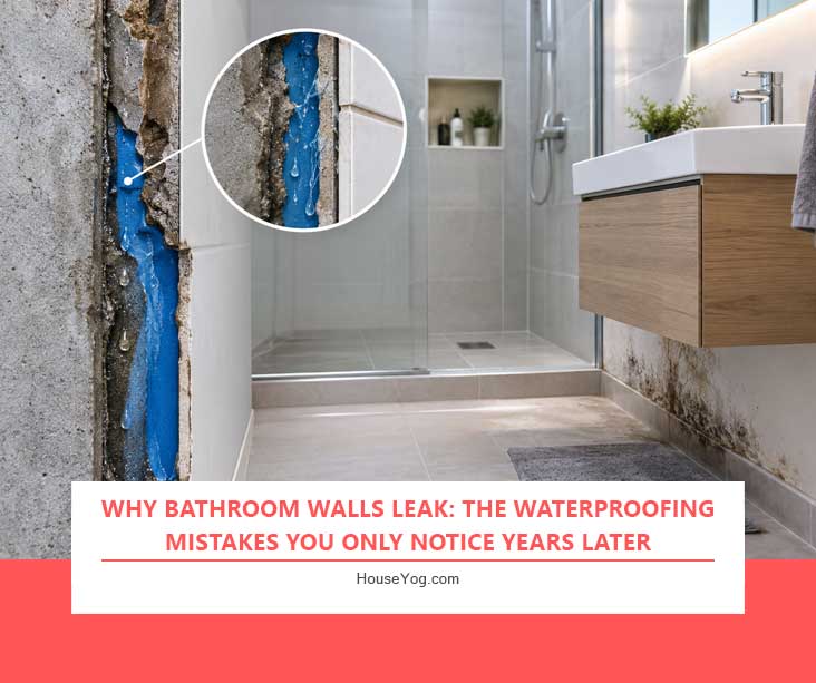 Why Bathroom Walls Leak: The Waterproofing Mistakes You Only Notice Years Later