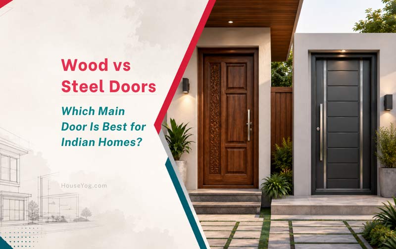 Wood vs Steel Doors: Which Main Door Is Best for Indian Homes?