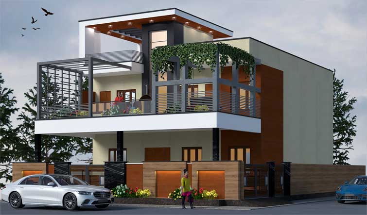 best house elevation design in Chhapra Bihar