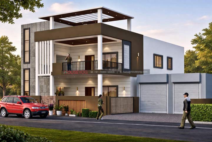 House Elevation - Front View