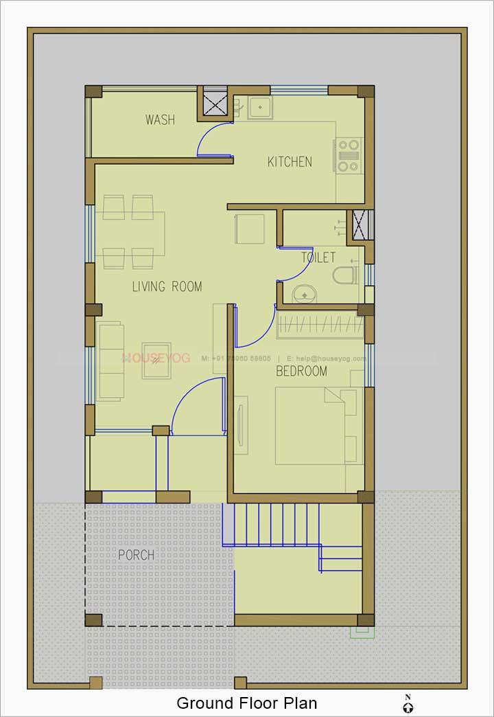 Second floor plan drawing