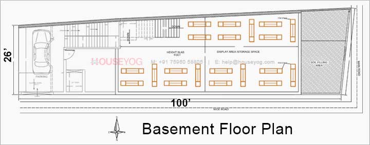 Basement floor plan