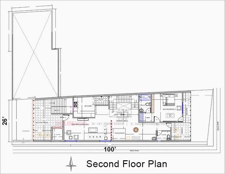 Second floor plan