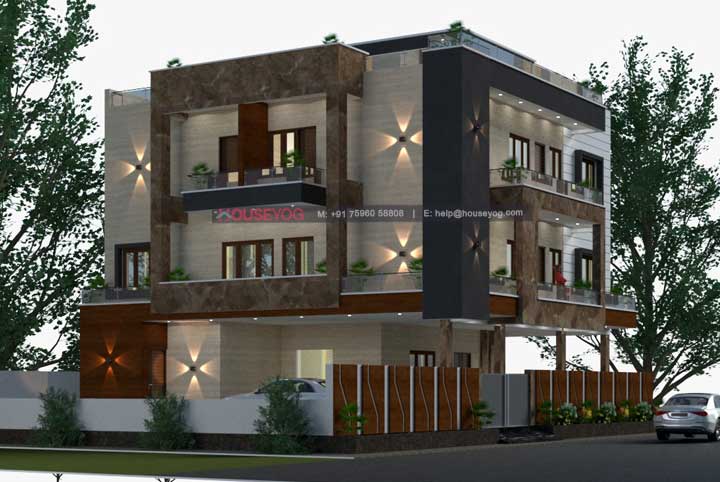 House Elevation - Side View
