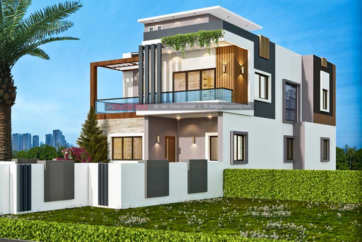 House Elevation - Side View