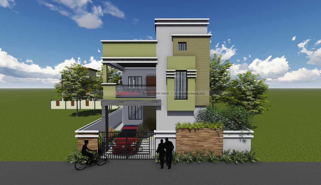 Indian House Models And Plans  Design Of Two Story House Collections