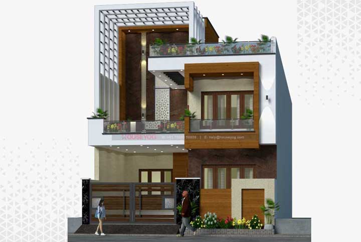 30x75 House Plan: Duplex Vastu Building Plan East Facing