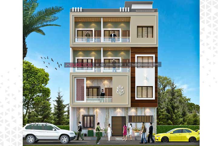 30x30 North Facing House Plan with Car Parking | Modern Rental Design in Patna